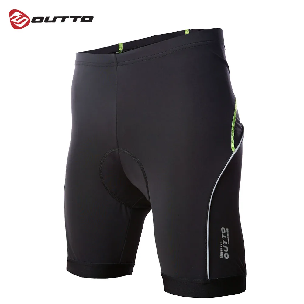 

Outto Men's Cycling Shorts Gel Padded Compression Tights ciclismo Shorts Breathable Road Bike Shorts Reflective Bicycle Tights