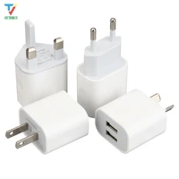 300pcslot dual usb cell mobile phone charger 5v2 1a1a usukeuau plug wall power adapter for ipad iphone cell phones 2ports