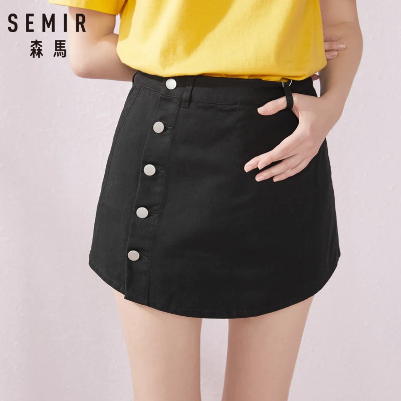 Женские повседневные шорты SEMIR облегающие из хлопка лето 2019 | Женская одежда