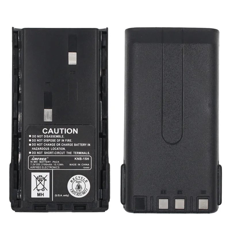 

2pcs KNB-15H 2100mAh Ni-MH Battery Pack for Radio Walkie Talkie TK-2102 TK3107 TK260 TK360 TK270 TK370 TK272 TK372 TK388 TK3100