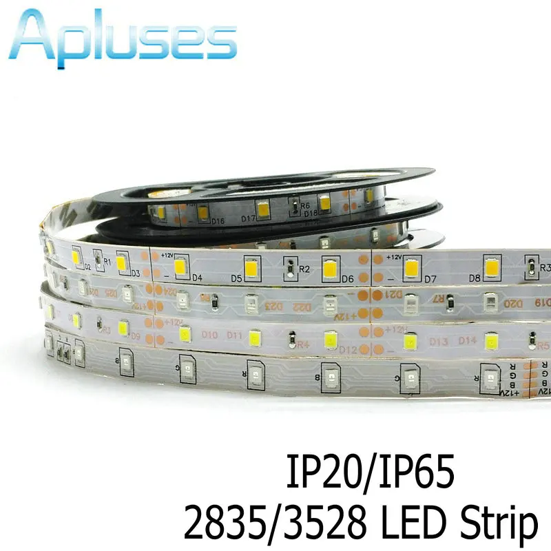 Гибкая светодиодная лента SMD 2835/3528 12 В 300 светодиодов RGB/белый/теплый