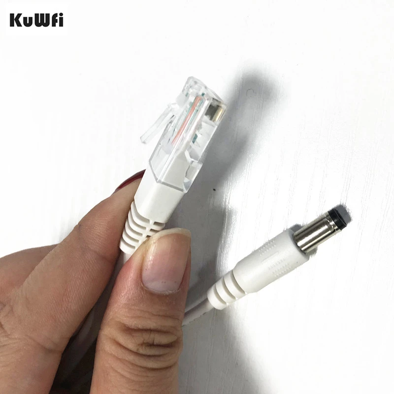 2 шт. KuWFi кабель адаптер poe RJ45 инжектор Сплиттер Комплект пассивного питания через