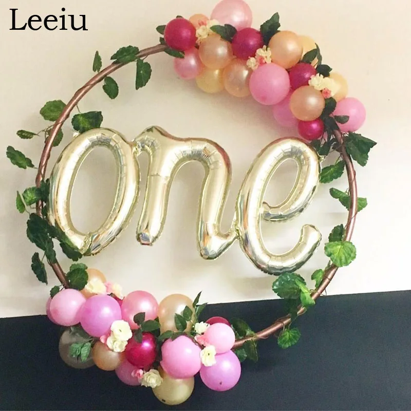 Baby Shower розовое золото звено один комплект одежды для маленьких мальчиков и