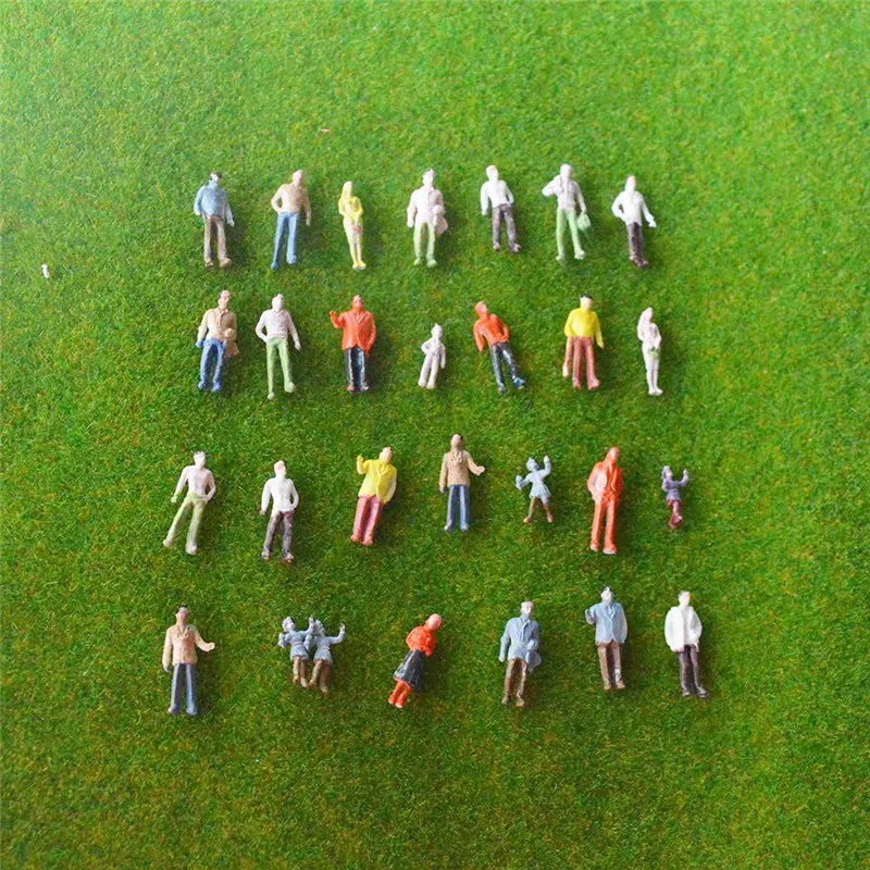 200PCS 1/150 scale model figures painted toys for architecture making |