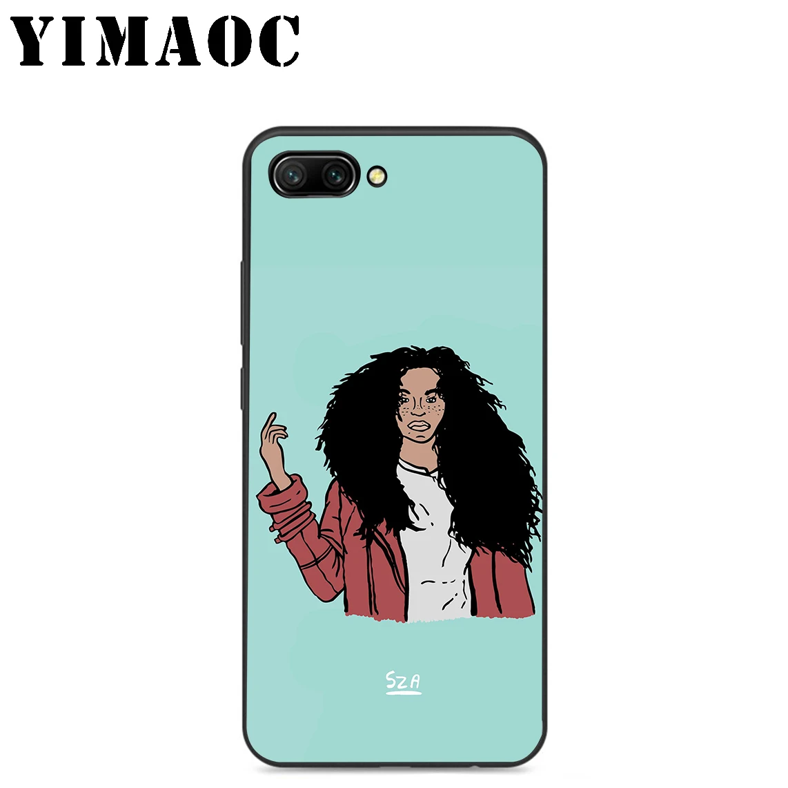 YIMAOC SZA Singer Soft Silicone Case For Huawei Honor Mate 10 P20 P10 P9 P8 P Smart Y6 6A 7A 7X 7C Lite Pro 2017 2018 |
