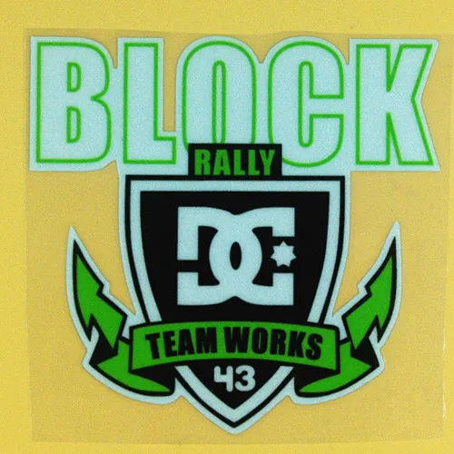 Автомобильные наклейки DC Block 43 Rally Team креативные авто тюнинг Стайлинг