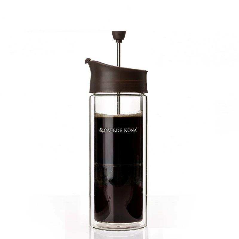 Портативный дорожный кофейник BODUM с двойными стенками стеклянная офисная