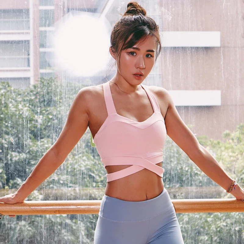 2017 г. пикантные Для женщин Бюстье спортивный бюстгальтер Фитнес крестообразная