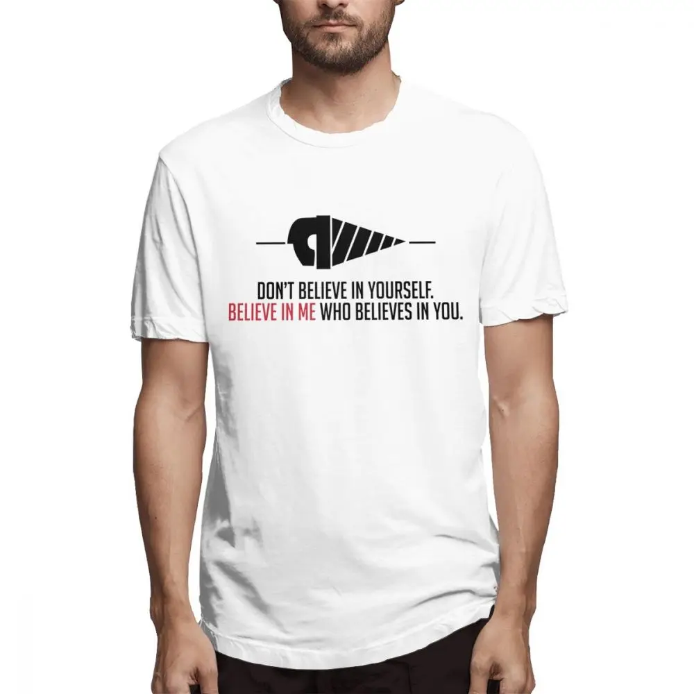 100% хлопок мультфильм дрель в Gurren Lagann &quotBelieve in Me кто верит то что вы Новинка