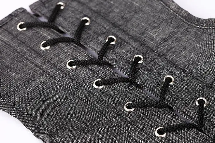 Кружевной корсет с Сатиновыми костями тонкий жилет нижним бюстом корсетом в