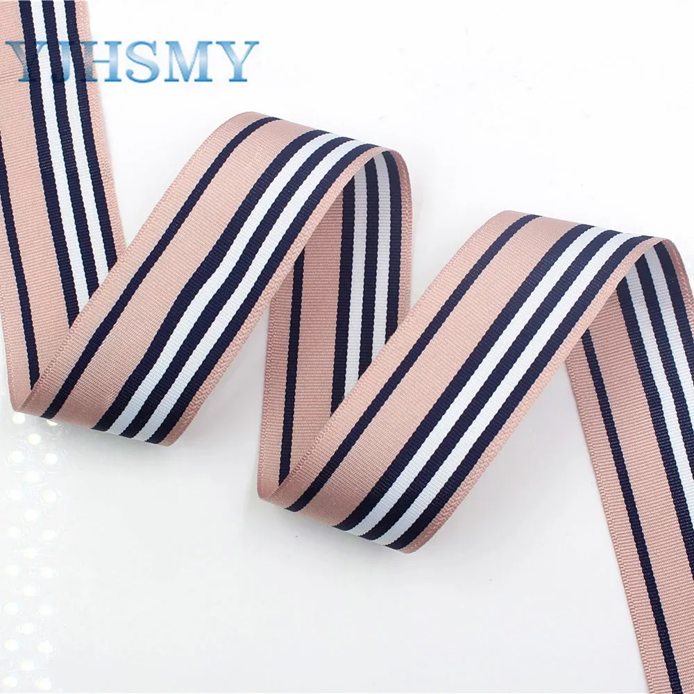 YJHSMY I 181109 184 38 мм 10 ярдов Двусторонняя полоса термопечать grosgrain Свадебные