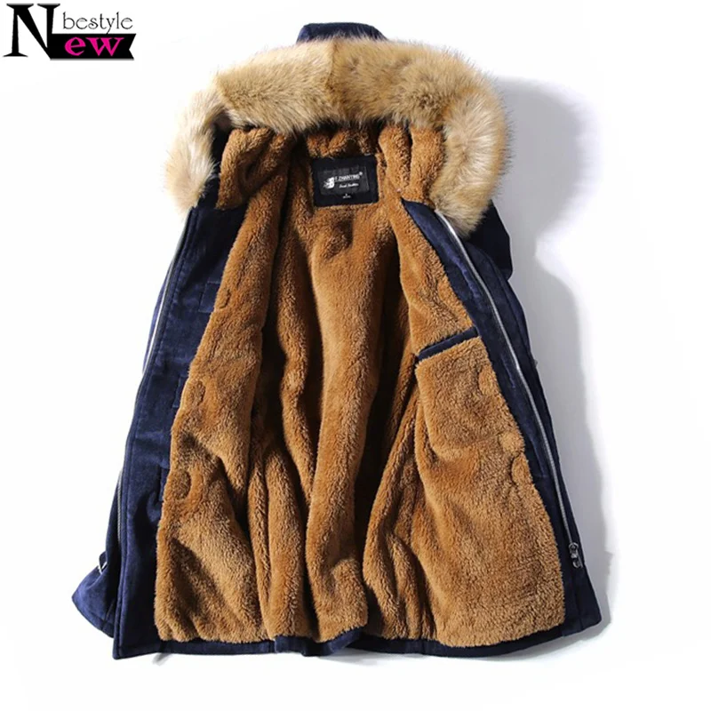 Мужская и женская модная зимняя Толстая куртка из хлопка пальто кожи оленя
