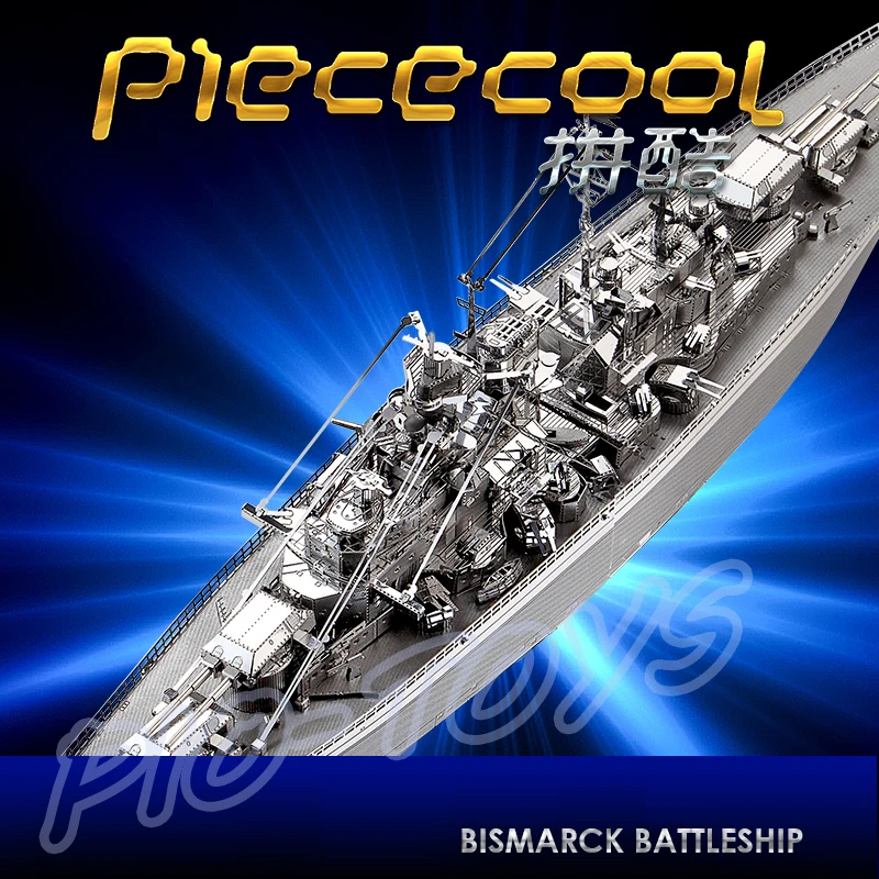 Новое поступление подарок Бисмарк линкор 3D модель металлическая Сборка DIY
