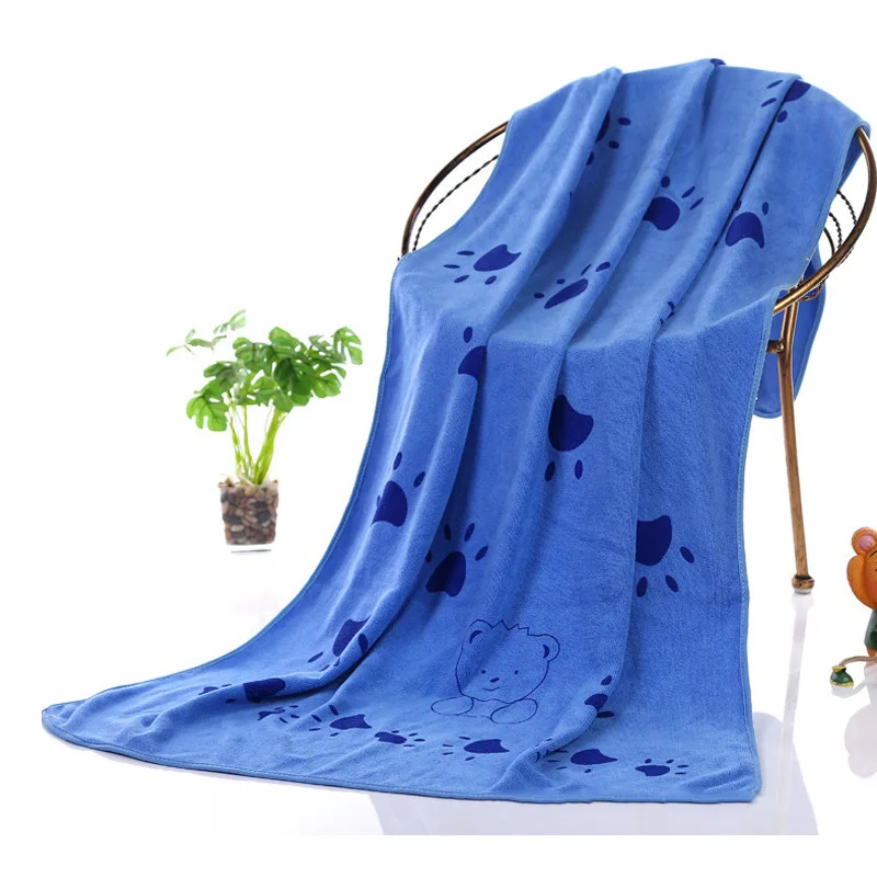 Банное полотенце для собак мягкое водопоглощающее сушки волос 140x70 см товары