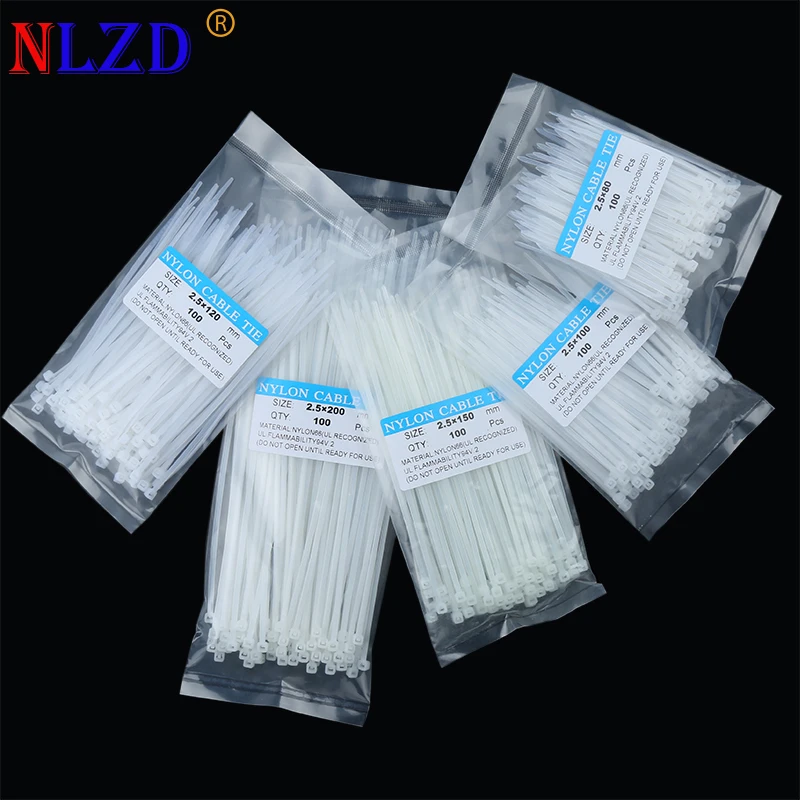 Пластиковые плетеные нейлоновые галстуки на молнии ширина 2 5 мм долговечные