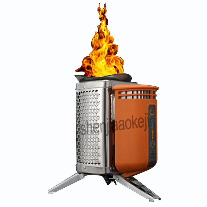 Нержавеющая сталь CampStove устройство для дровяной печи Открытый походный рюкзак для пикника Кухня барбекю 1 шт