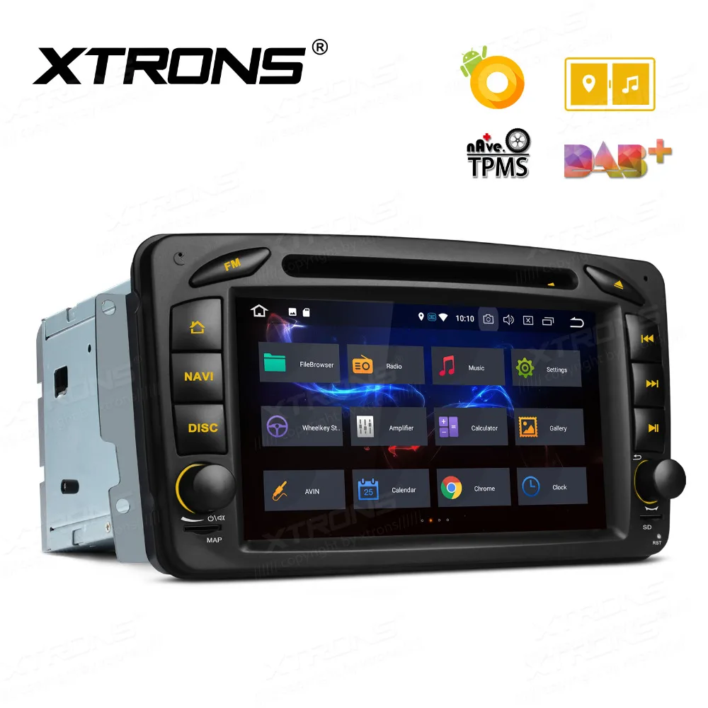 Автомобильный DVD-плеер XTRONS 7-дюймовый экран Восьмиядерный процессор Android 8 0 радио