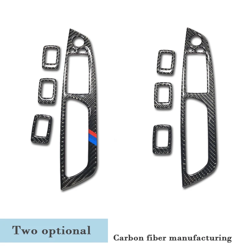 LENTAI Авто Windows Управление Переключатель Стайлинг Углеродного Волокна