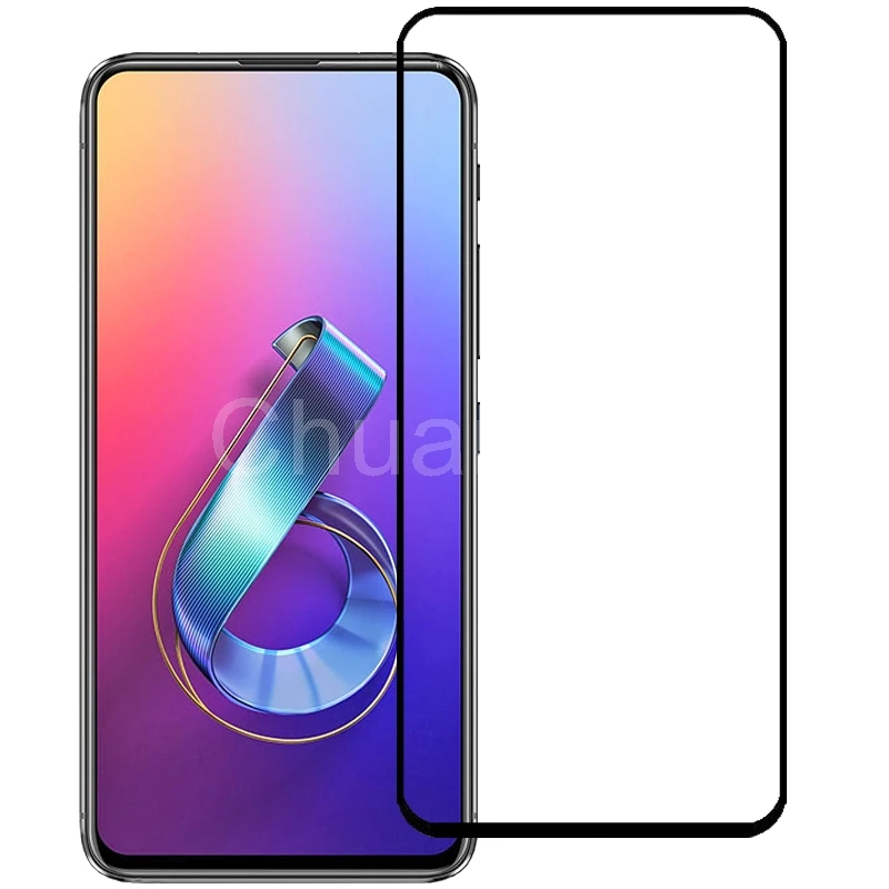 2.5D 9H Премиум Закаленное стекло для Asus Zenfone 6 6Z ZS630KL полное покрытие Защитная пленка