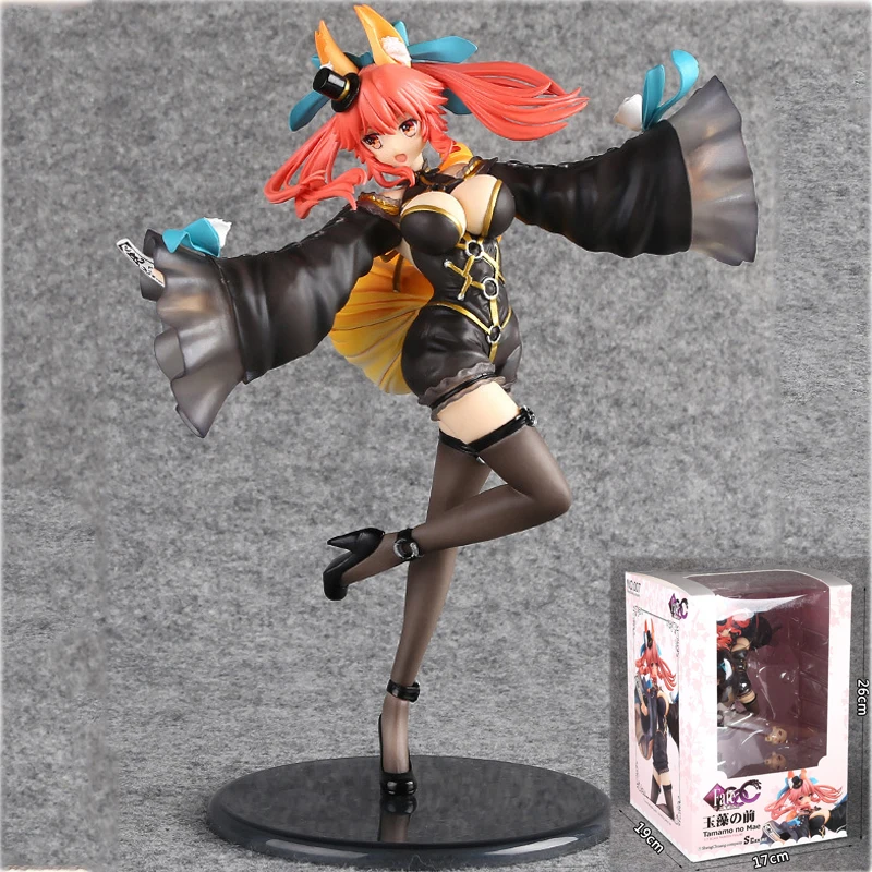 

Fate/grand Order 22cm Lancer Ccc Caster Tamamo No Mae Japanese Anime Figures Action Toy Figures Pvc Model Collection