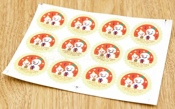 240 шт. бумажная наклейка с рождеством подарочная упаковка Уплотнительная для