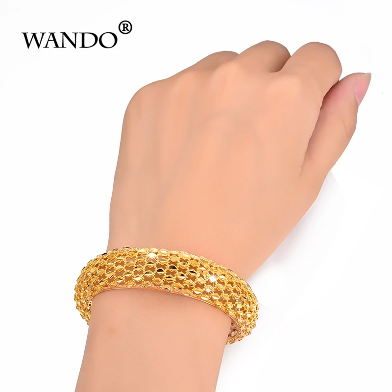 WANDO 4 шт./лот браслет для невесты женщин золотой цвет оптовая продажа в дубайском