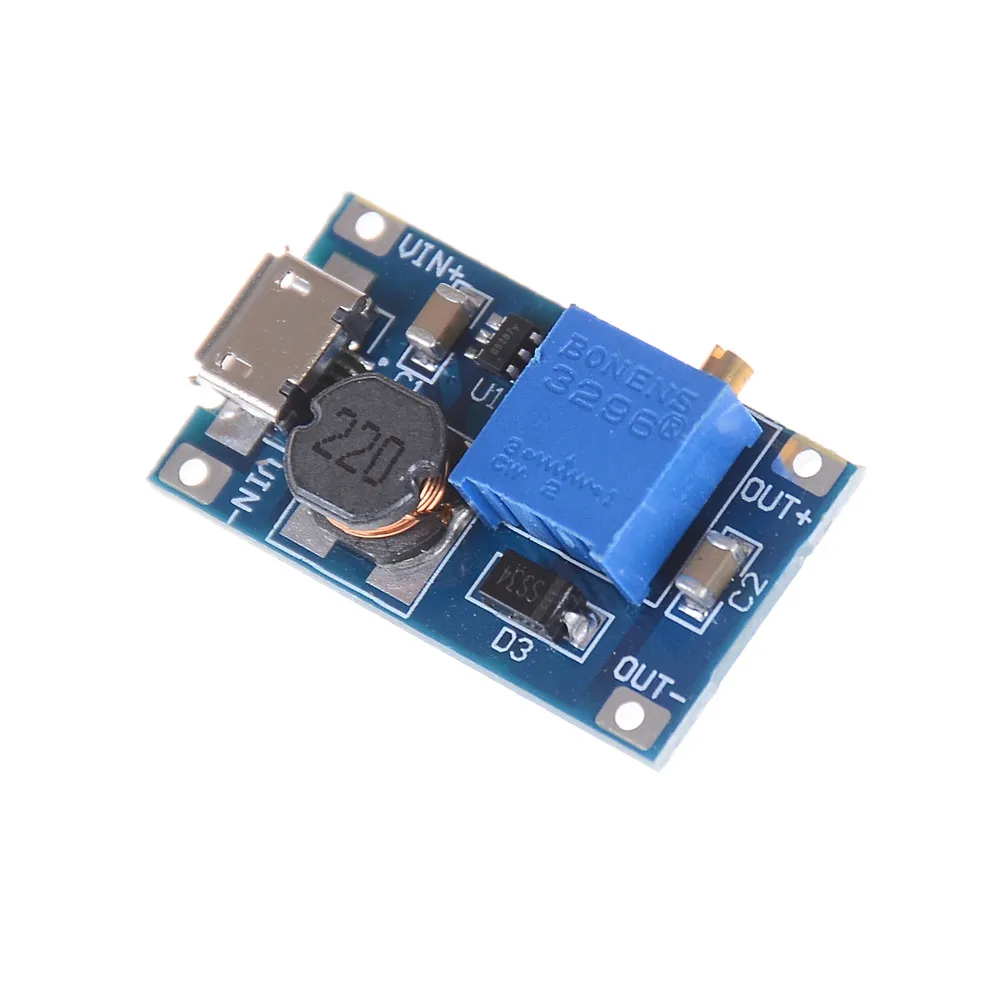 Для Arduino MT3608 DC повышающий усилитель конвертера модуль питания макс. выход 28 в