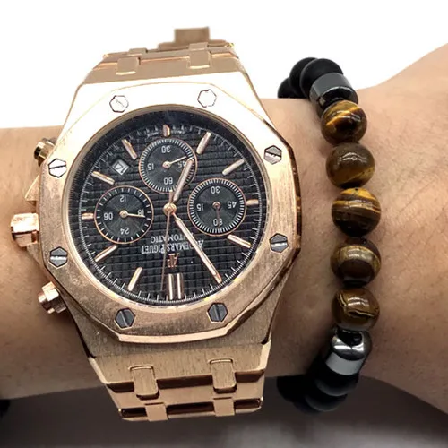 Шарик из тигрового глаза браслет Для мужчин новая мода простой винтажный