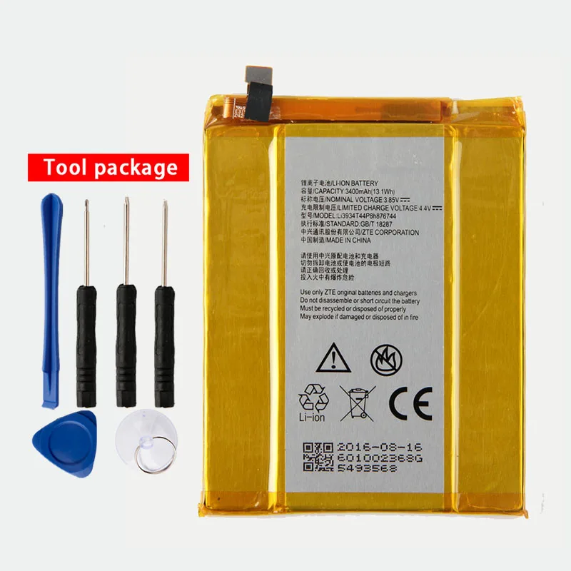 Оригинальный аккумулятор Grand Max 2 для телефона ZTE Z988 Z981 Li3934T44p8h876744|Аккумуляторы