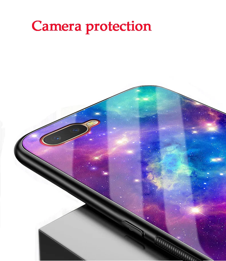Для Coque Oppo RX17 Neo чехол из закаленного стекла твердая задняя крышка для OPPO RX17 Neo CPH1893 RX17Neo RX 17 Neo чехол силиконовый бампер