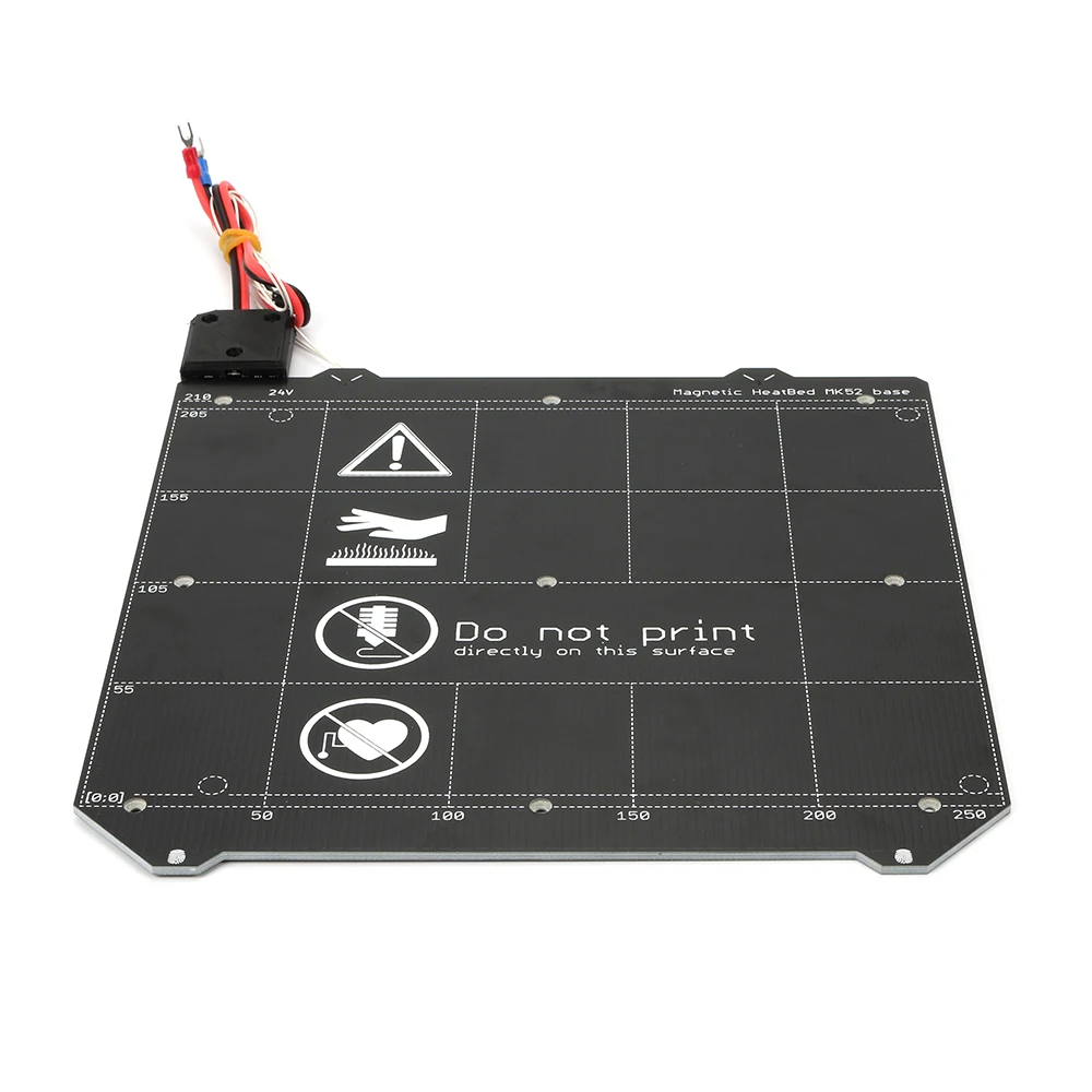 Клон Prusa i3 MK3 3d принтер MK3 Y карета Магнитная кровать с подогревом MK52 проводка термистор комплект с магнитом для Prusa i3 MK3 MK3S