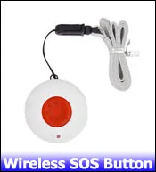 433 МГц Беспроводная кнопка SOS для беспроводной Wifi/GSM домашней охранной сигнализации, 1 ключ сигнализации, кнопка паники для пожилых людей, детей