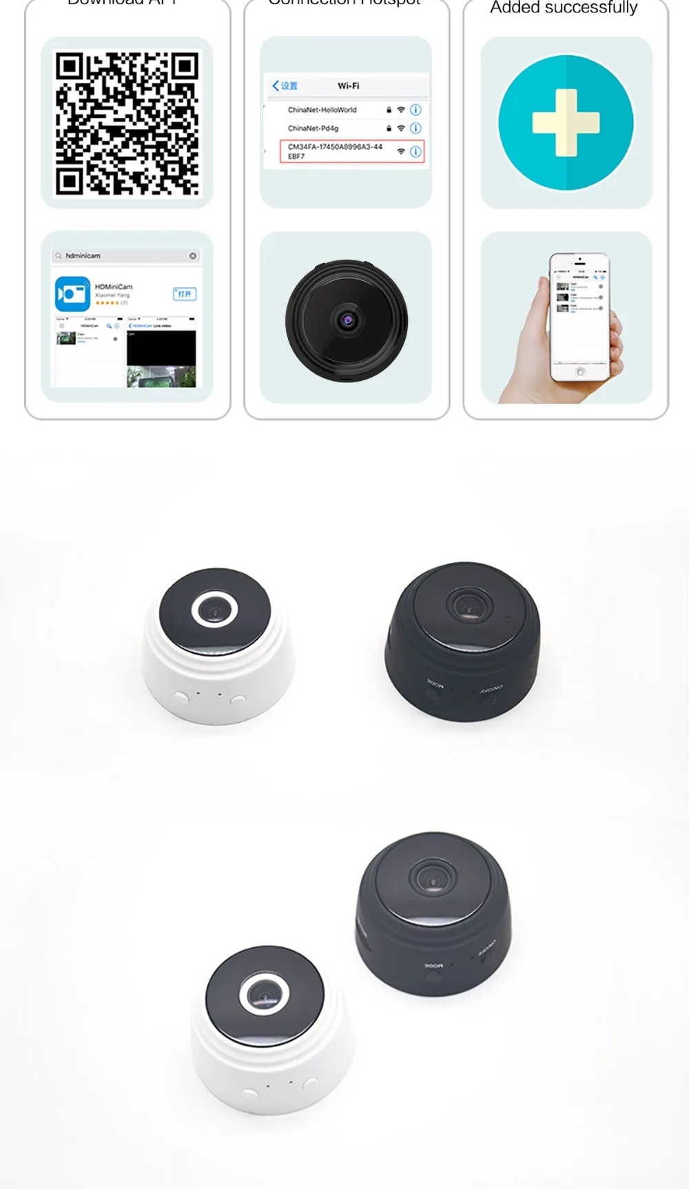 Wifi IP мини-камера, беспроводная инфракрасная камера для тела, ночное видение, обнаружение движения, мини DV, диктофон, 1080 P, HD камера