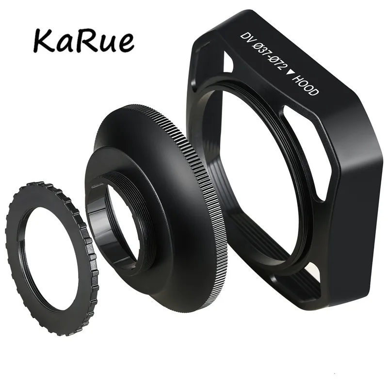 Бленда для объектива камеры KaRue для Ordro HDV-Z80 Z82 Z20 HDV-D395 V7 AC1 AC3 DV 37 мм-72 мм