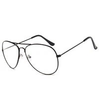 fashion classic men women plain glasses metal frame eyeglasses retro clear glasses frames