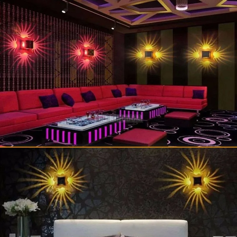 

Contemporary LED Wall Lamps Lights Lighting Fixtures For Home Hotel Bar,AC110-240V LED Wall Lights Colorful Lamps,3W VALLKIN