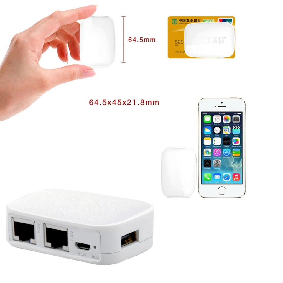Wi fi маршрутизатор nexx WT3020H 300 М Портативный Мини Маршрутизатор 802.11 b/g/nwifi