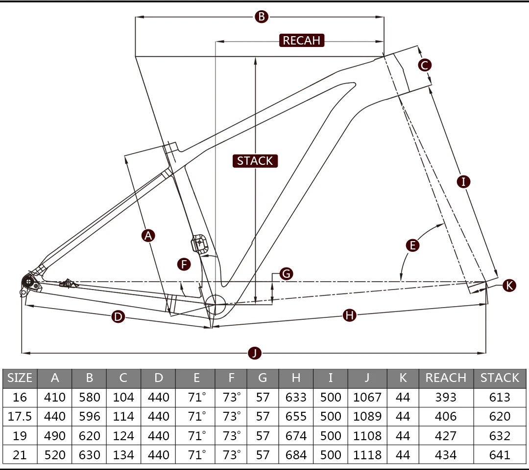 

WINSPACE FLY 29er MTB bike frame carbon fiber bicycle frame carbon XC frame 1160g
