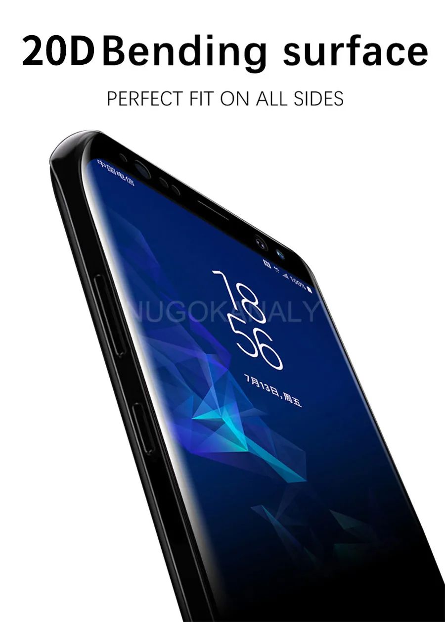 20D с загнутыми краями на весь экран Arc Edge закаленное Стекло для samsung A8 A6 плюс J7 J6 J4 A7 A5 A3 J5 J3 Экран протектор