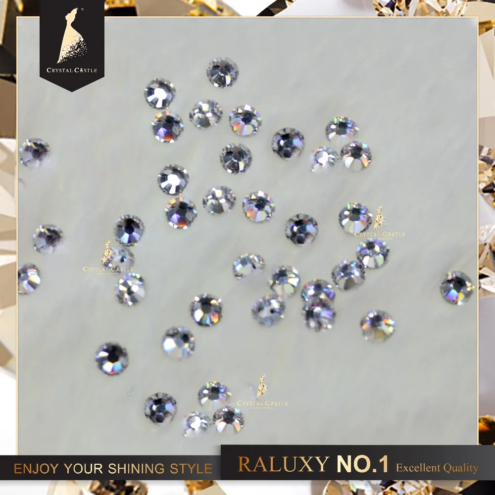 Хрустальный замок из железа на SS16 4 мм прозрачный кристалл Горячая фиксация страз