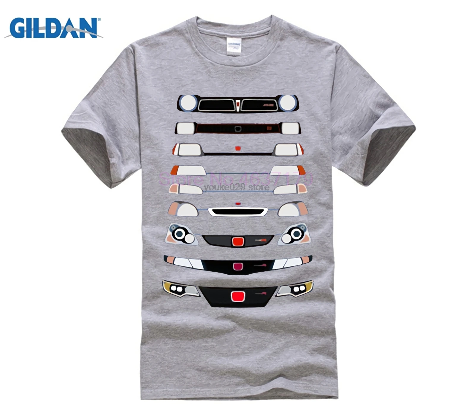 Японский стиль комиксов Civic evolution футболки для мужчин авто машина футболка