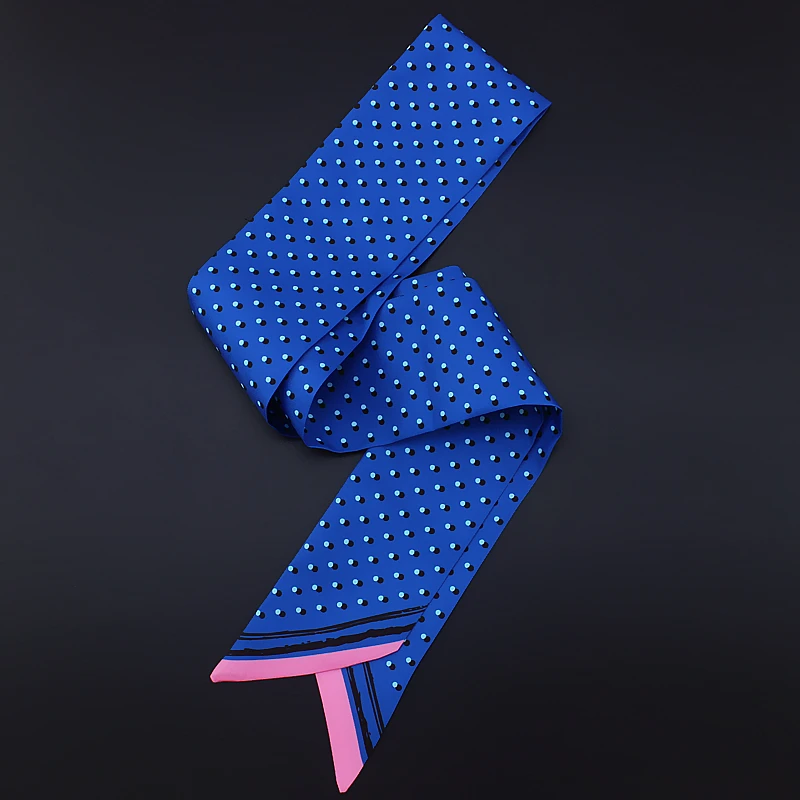 Женский шелковый шарф с принтом Foulard Femme Soie De Marque Luxe новый брендовый облегающий на