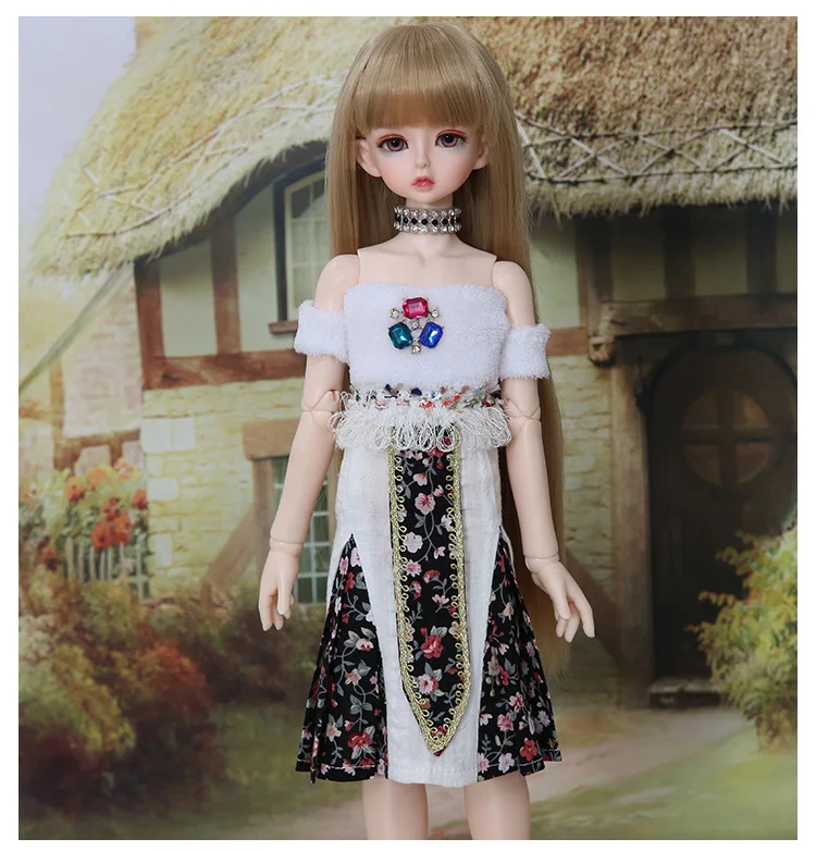 BJD кукла маленькая девочка драгоценный камень Komat Koori Dain& Rang одежда 1/4 красивая одежда для девочки тело кукла аксессуары
