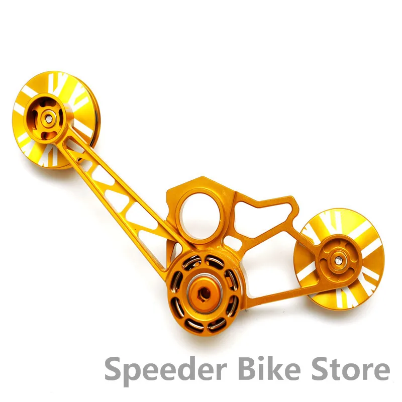 Aceoffix 4 вида цветов для велосипеда brompton натяжитель Алюминий CNC из алюминиевого