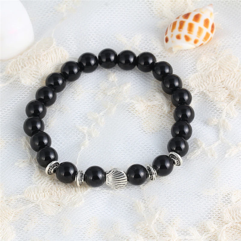 Keep Balance круглые браслеты с бусинами из натурального камня для женщин и мужчин