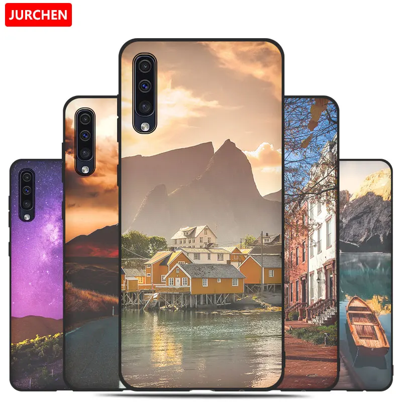 Чехол JURCHEN для телефона Samsung Galaxy A50 мягкий силиконовый чехол с рисунком 6 4 дюйма A 50