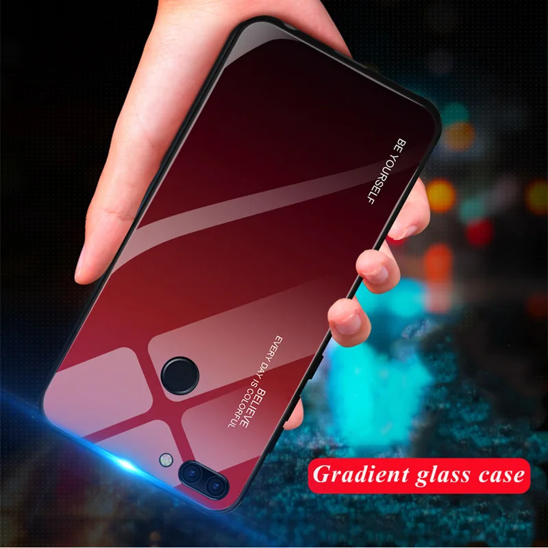 Gradient Glass Case For OPPO A33 Neo 7 A77 A37 R7 Plus R7S Soft TPU Full for A79 A59 A57 Protective Cover Bumper |