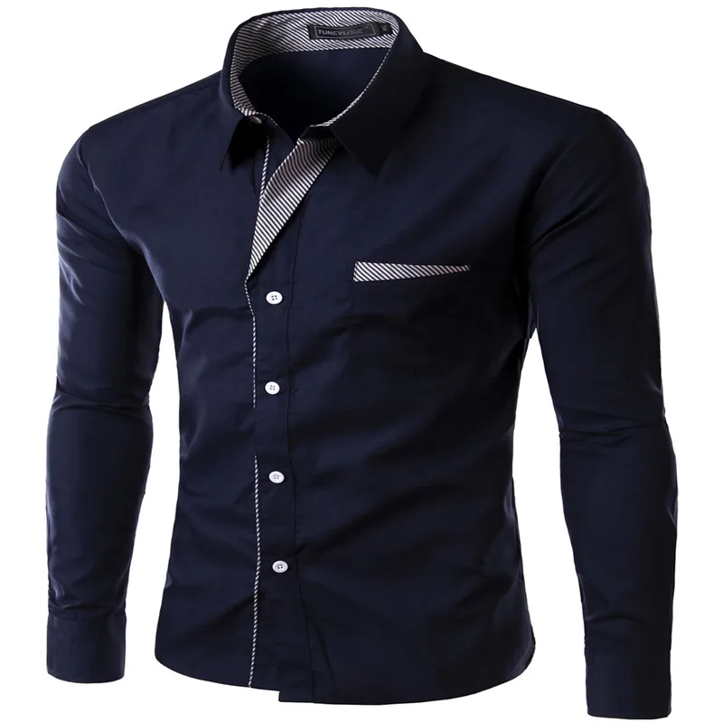 2017 Новый модный бренд Camisa Masculina рубашка с длинными рукавами для мужчин корейский
