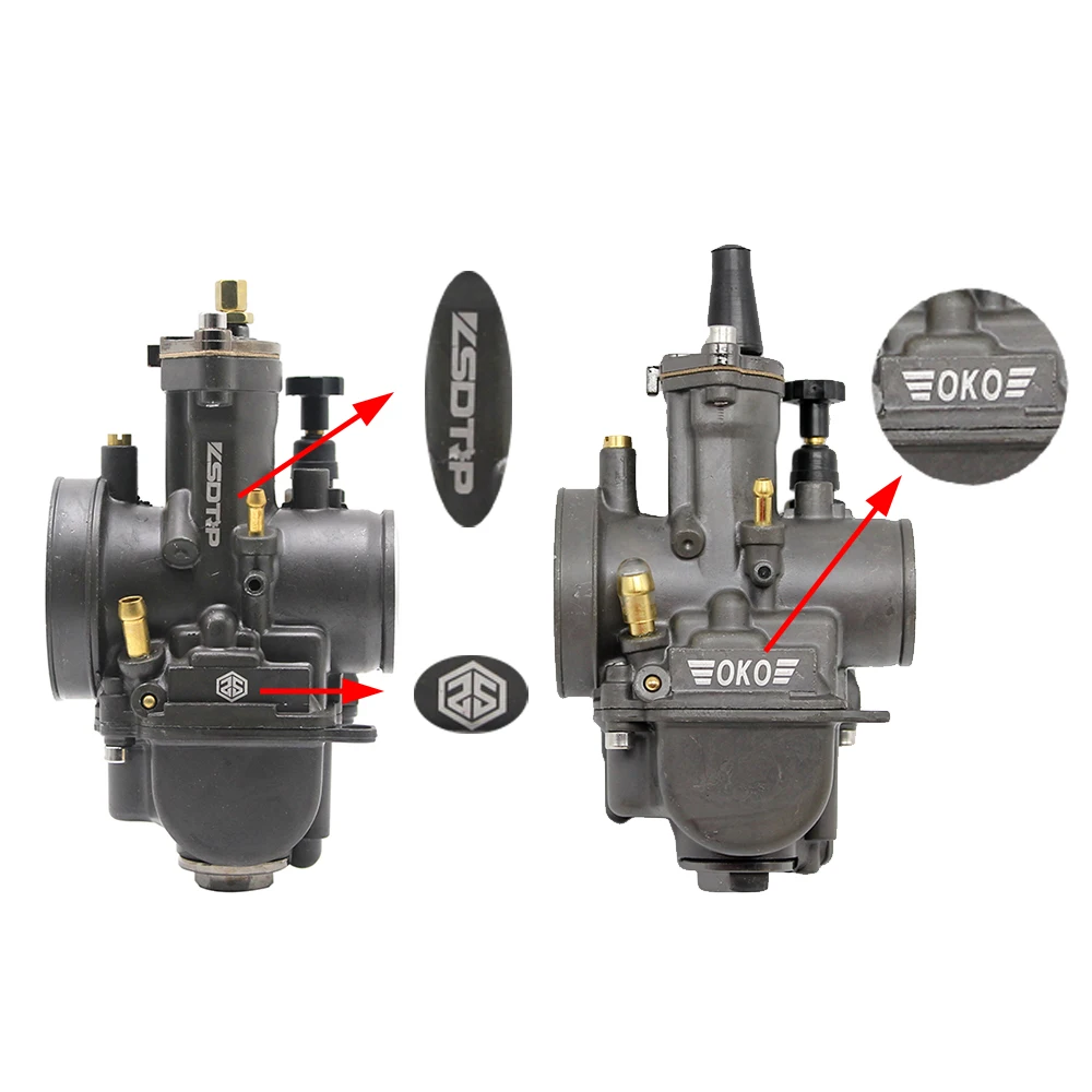 Мотоциклетный карбюратор OKO sclmoto-28 30 32 34 мм с Power Jet Fit ATV UTV для Honda Yamaha Kawasaki Dit питбайк