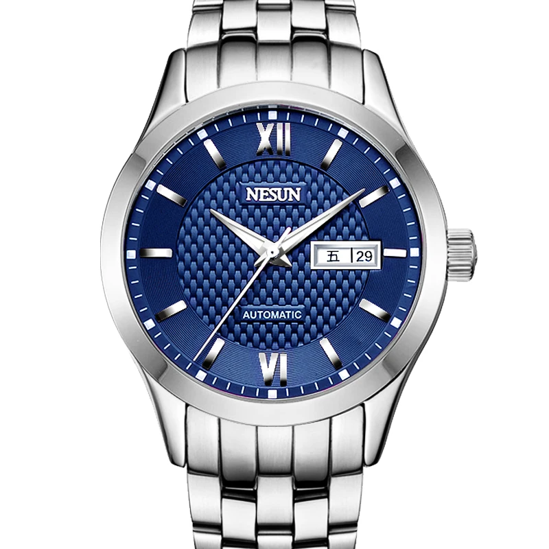 

Nesun Men's Watches Luxury Brand Japan MIYOTA Automatic Mechanical Movement Clock Sapphire Stainless Steel Watch Men N9203G-3